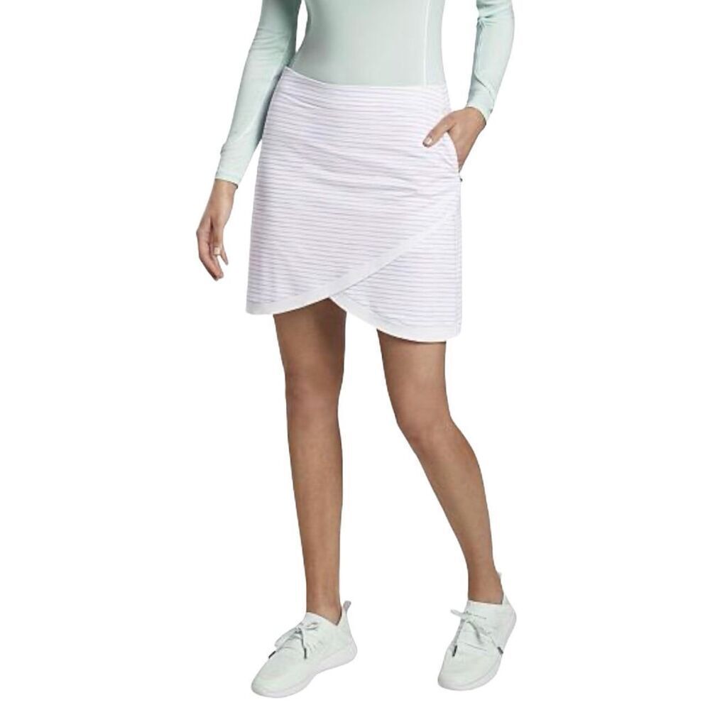 Peter Millar Women's XL Performance Painted Stripes Laura Wrap Golf Skorts Skirt